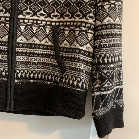 American Eagle Zip up Fleece Sweater - Picture 2 of 6